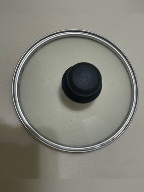 Tramontina Replacement Glass Cookware Lid with Black Knob